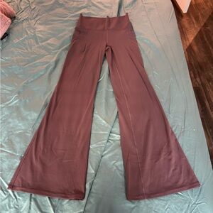 Athleta Women's Flare Pants - Mauve